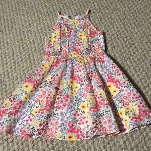 Girls floral strappy dress